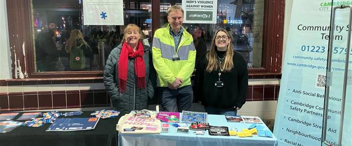 Promoting Safety and Support for Women and Girls at Cambridge Station