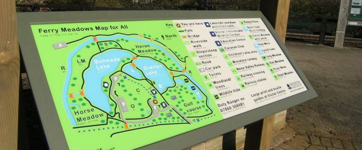 District Council helps fund accessible map for people with sight loss to explore and enjoy a charity garden